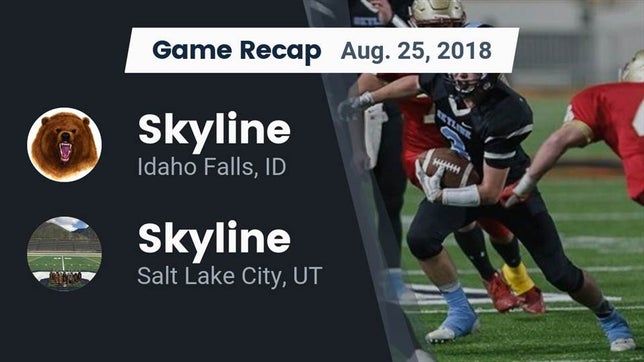 Watch this highlight video of the Skyline (Idaho Falls, ID) football team in its game Recap: Skyline  vs. Skyline  2018 on Aug 25, 2018