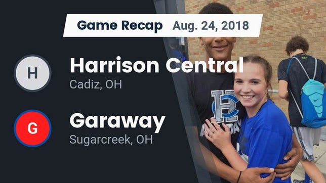 Watch this highlight video of the Harrison Central (Cadiz, OH) football team in its game Recap: Harrison Central  vs. Garaway  2018 on Aug 24, 2018