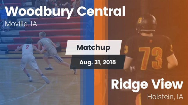Watch this highlight video of the Woodbury Central (Moville, IA) football team in its game Matchup: Woodbury Central vs. Ridge View  2018 on Aug 31, 2018
