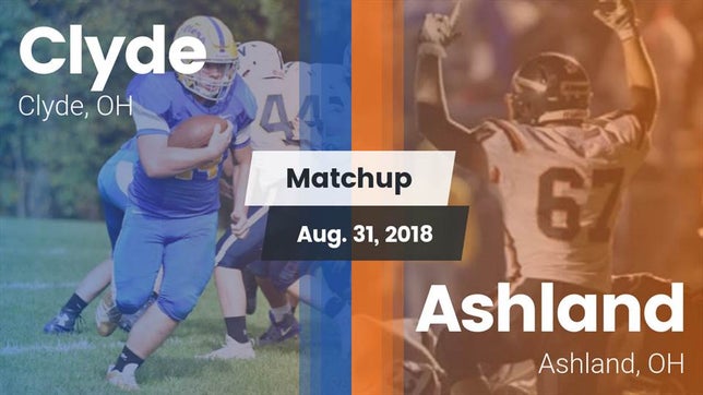 Watch this highlight video of the Clyde (OH) football team in its game Matchup: Clyde vs. Ashland  2018 on Aug 31, 2018