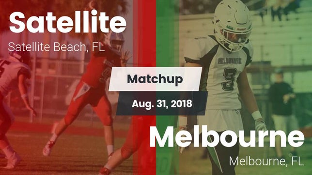 Watch this highlight video of the Satellite (Satellite Beach, FL) football team in its game Matchup: Satellite vs. Melbourne  2018 on Aug 31, 2018