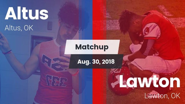 Watch this highlight video of the Altus (OK) football team in its game Matchup: Altus  vs. Lawton   2018 on Aug 30, 2018
