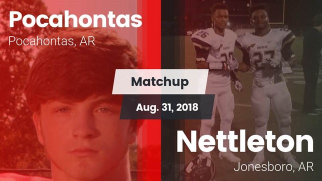 Watch this highlight video of the Pocahontas (AR) football team in its game Matchup: Pocahontas High vs. Nettleton  2018 on Aug 31, 2018