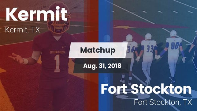 Watch this highlight video of the Kermit (TX) football team in its game Matchup: Kermit  vs. Fort Stockton  2018 on Aug 31, 2018