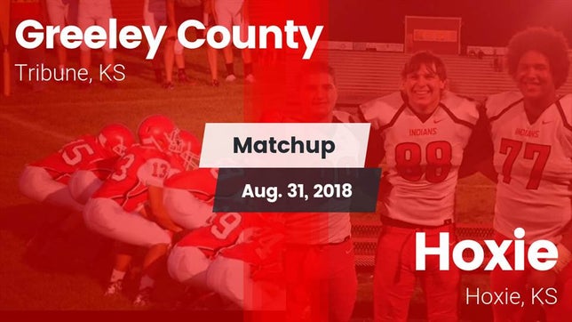 Watch this highlight video of the Greeley County (Tribune, KS) football team in its game Matchup: Greeley County vs. Hoxie  2018 on Aug 31, 2018
