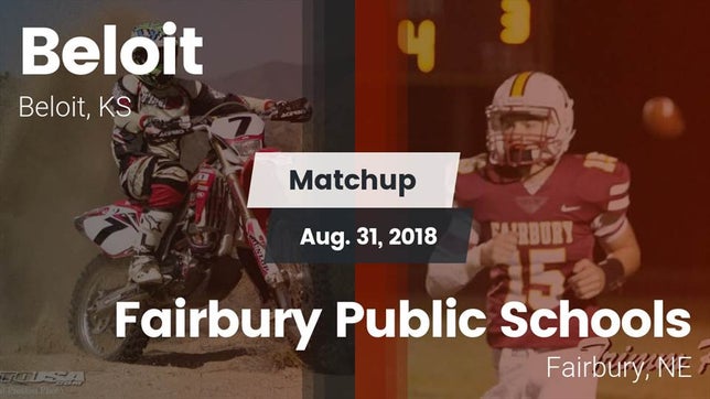 Watch this highlight video of the Beloit (KS) football team in its game Matchup: Beloit  vs. Fairbury Public Schools 2018 on Aug 31, 2018