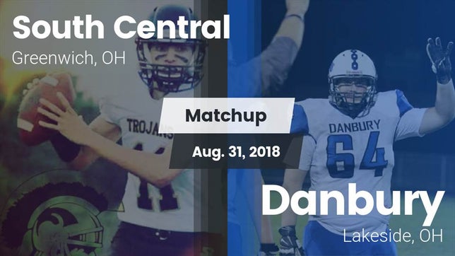 Watch this highlight video of the South Central (Greenwich, OH) football team in its game Matchup: South Central vs. Danbury  2018 on Aug 31, 2018