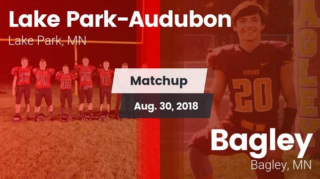 Watch this highlight video of the Lake Park-Audubon (Lake Park, MN) football team in its game Matchup: Lake Park-Audubon vs. Bagley  2018 on Aug 31, 2018