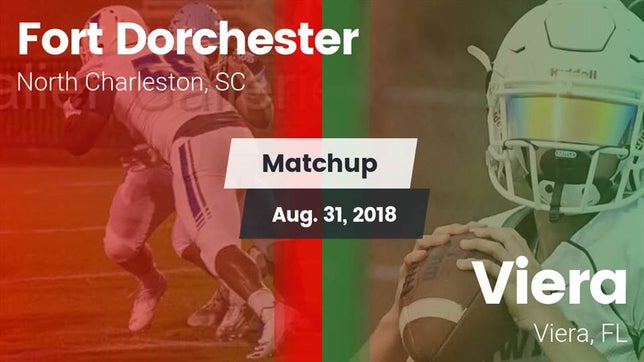 Watch this highlight video of the Fort Dorchester (North Charleston, SC) football team in its game Matchup: Fort Dorchester vs. Viera  2018 on Aug 31, 2018