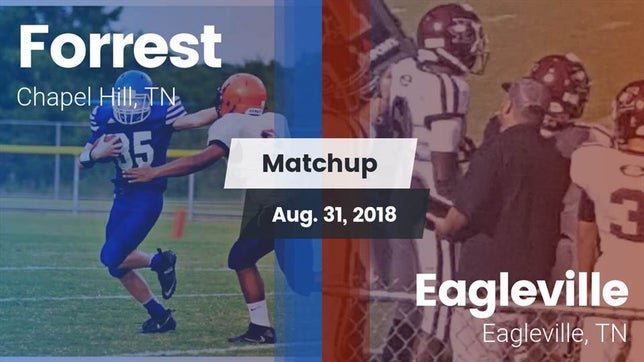 Watch this highlight video of the Forrest (Chapel Hill, TN) football team in its game Matchup: Forrest vs. Eagleville  2018 on Aug 31, 2018