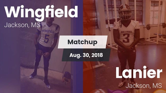 Watch this highlight video of the Wingfield (Jackson, MS) football team in its game Matchup: Wingfield vs. Lanier  2018 on Aug 30, 2018