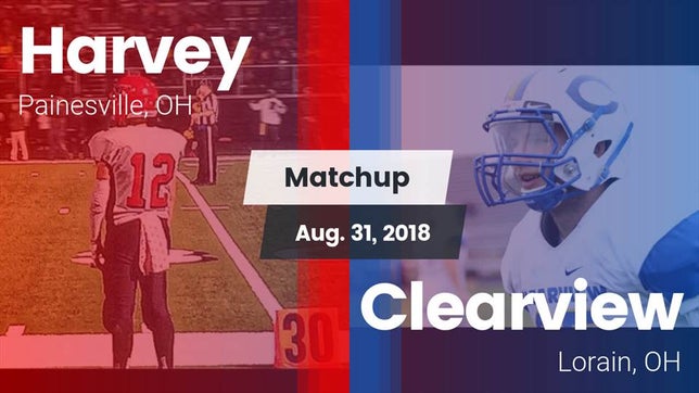 Watch this highlight video of the Harvey (Painesville, OH) football team in its game Matchup: Harvey vs. Clearview  2018 on Aug 31, 2018