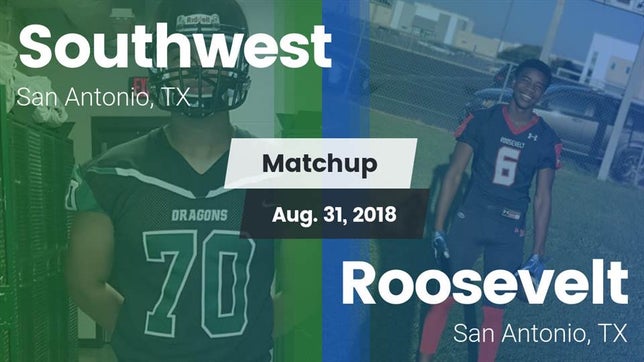 Watch this highlight video of the Southwest (San Antonio, TX) football team in its game Matchup: Southwest High vs. Roosevelt  2018 on Aug 31, 2018