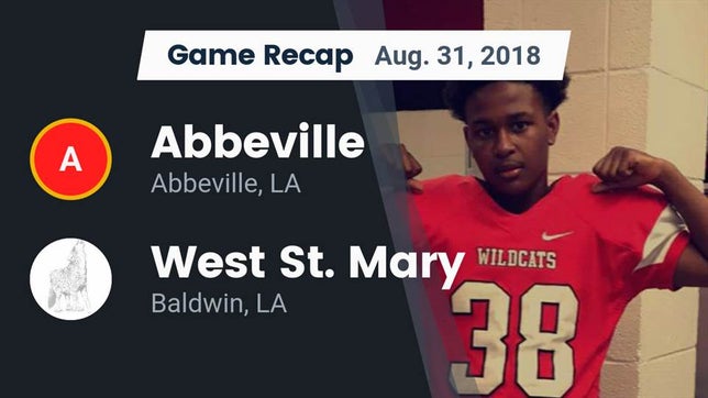 Watch this highlight video of the Abbeville (LA) football team in its game Recap: Abbeville  vs. West St. Mary  2018 on Aug 31, 2018