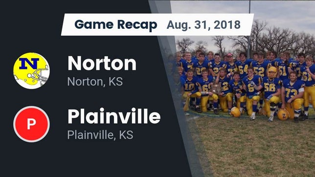 Watch this highlight video of the Norton (KS) football team in its game Recap: Norton  vs. Plainville  2018 on Aug 31, 2018