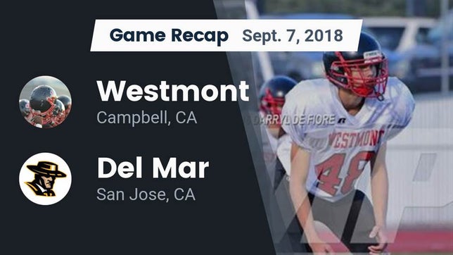 Watch this highlight video of the Westmont (Campbell, CA) football team in its game Recap: Westmont  vs. Del Mar  2018 on Sep 7, 2018