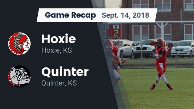 Watch this highlight video of the Hoxie (KS) football team in its game Recap: Hoxie  vs. Quinter  2018 on Sep 14, 2018