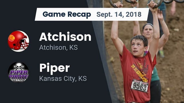 Watch this highlight video of the Atchison (KS) football team in its game Recap: Atchison  vs. Piper  2018 on Sep 14, 2018