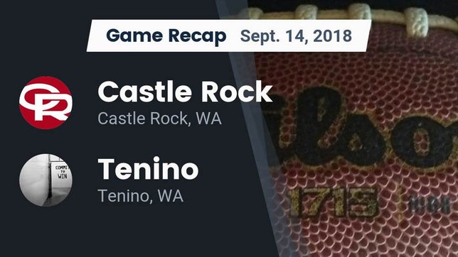 Watch this highlight video of the Castle Rock (WA) football team in its game Recap: Castle Rock  vs. Tenino  2018 on Sep 14, 2018