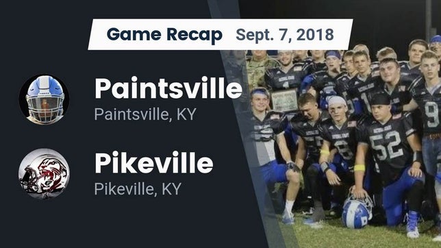 Watch this highlight video of the Paintsville (KY) football team in its game Recap: Paintsville  vs. Pikeville  2018 on Sep 7, 2018