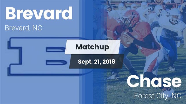 Watch this highlight video of the Brevard (NC) football team in its game Matchup: Brevard  vs. Chase  2018 on Sep 21, 2018