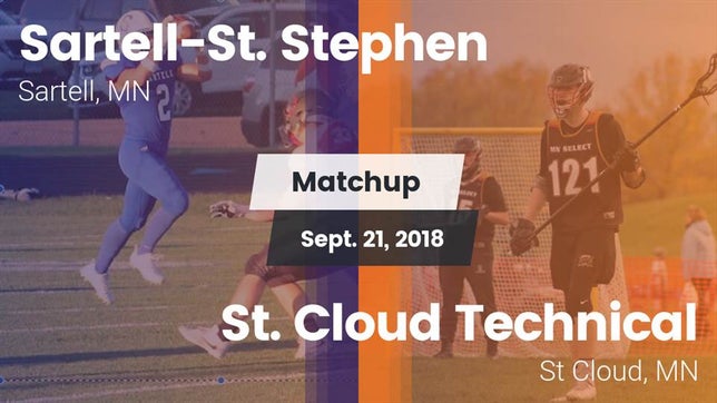 Watch this highlight video of the Sartell-St. Stephen (Sartell, MN) football team in its game Matchup: Sartell-St. Stephen vs. St. Cloud Technical  2018 on Sep 21, 2018