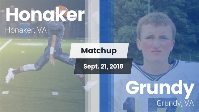 Watch this highlight video of the Honaker (VA) football team in its game Matchup: Honaker vs. Grundy  2018 on Sep 21, 2018