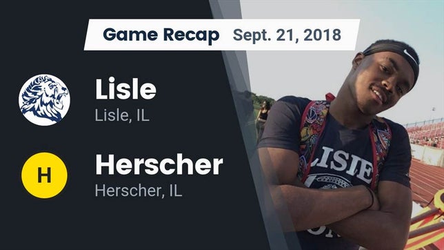 Watch this highlight video of the Lisle (IL) football team in its game Recap: Lisle  vs. Herscher  2018 on Sep 21, 2018