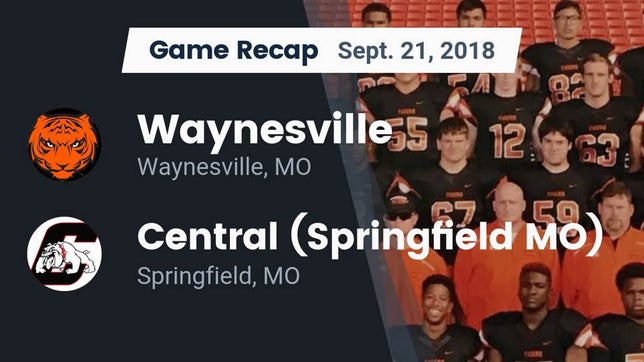 Watch this highlight video of the Waynesville (MO) football team in its game Recap: Waynesville  vs. Central  (Springfield MO) 2018 on Sep 21, 2018