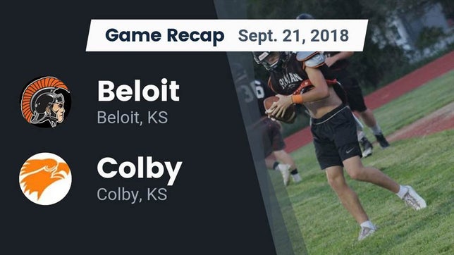 Watch this highlight video of the Beloit (KS) football team in its game Recap: Beloit  vs. Colby  2018 on Sep 21, 2018
