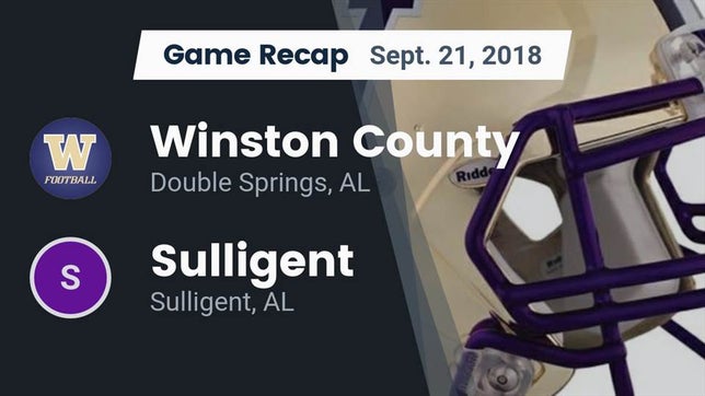 Watch this highlight video of the Winston County (Double Springs, AL) football team in its game Recap: Winston County  vs. Sulligent  2018 on Sep 21, 2018