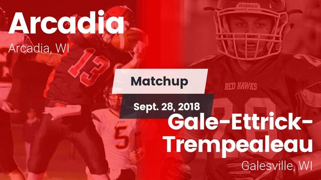 Watch this highlight video of the Arcadia (WI) football team in its game Matchup: Arcadia Middle vs. Gale-Ettrick-Trempealeau  2018 on Sep 28, 2018