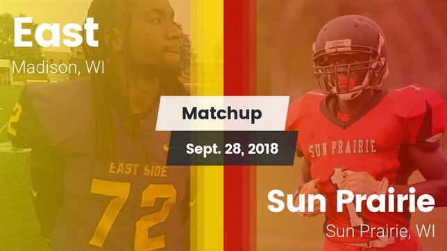 Watch this highlight video of the Madison East (Madison, WI) football team in its game Matchup: East vs. Sun Prairie 2018 on Sep 28, 2018