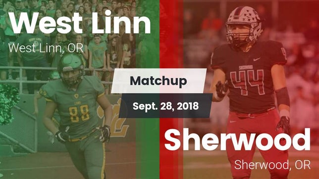 Watch this highlight video of the West Linn (OR) football team in its game Matchup: West Linn High vs. Sherwood  2018 on Sep 28, 2018