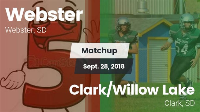 Watch this highlight video of the Webster (SD) football team in its game Matchup: Webster  vs. Clark/Willow Lake  2018 on Sep 28, 2018