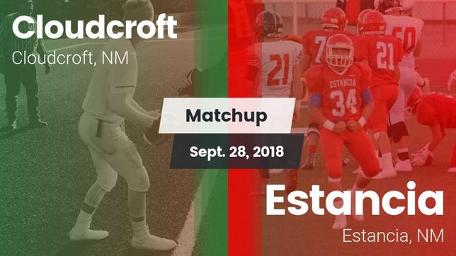 Watch this highlight video of the Cloudcroft (NM) football team in its game Matchup: Cloudcroft vs. Estancia  2018 on Sep 28, 2018