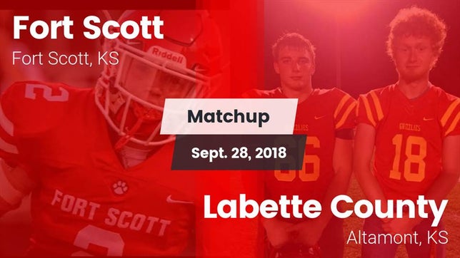 Watch this highlight video of the Fort Scott (KS) football team in its game Matchup: Fort Scott vs. Labette County  2018 on Sep 28, 2018