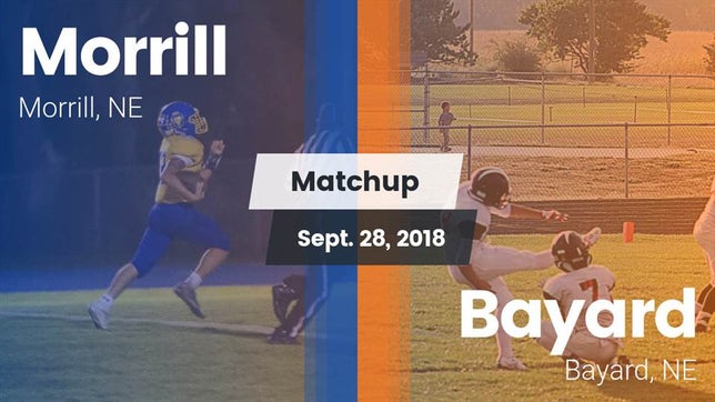Watch this highlight video of the Morrill (NE) football team in its game Matchup: Morrill vs. Bayard  2018 on Sep 28, 2018