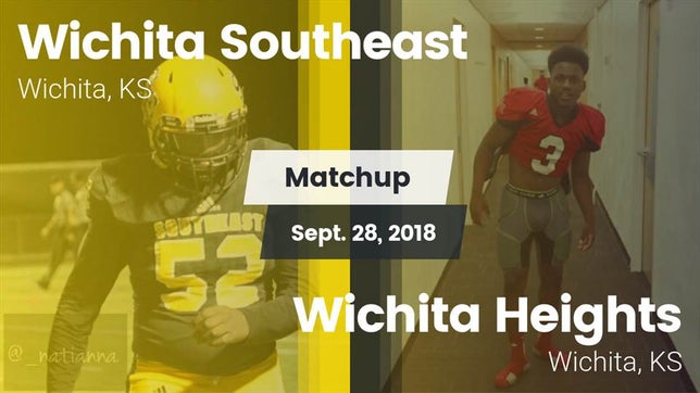 Watch this highlight video of the Southeast (Wichita, KS) football team in its game Matchup: Wichita Southeast vs. Wichita Heights  2018 on Sep 28, 2018