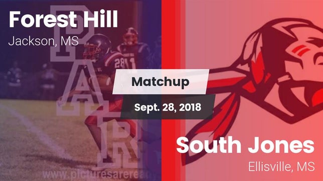 Watch this highlight video of the Forest Hill (Jackson, MS) football team in its game Matchup: Forest Hill vs. South Jones  2018 on Sep 28, 2018