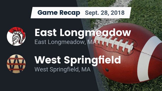 Watch this highlight video of the East Longmeadow (MA) football team in its game Recap: East Longmeadow  vs. West Springfield  2018 on Sep 28, 2018