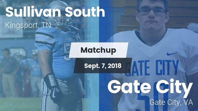 Watch this highlight video of the Sullivan South (Kingsport, TN) football team in its game Matchup: Sullivan South vs. Gate City  2018 on Sep 7, 2018