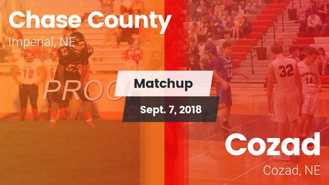 Watch this highlight video of the Chase County (Imperial, NE) football team in its game Matchup: Chase County High vs. Cozad  2018 on Sep 7, 2018