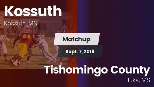 Watch this highlight video of the Kossuth (MS) football team in its game Matchup: Kossuth vs. Tishomingo County  2018 on Sep 7, 2018