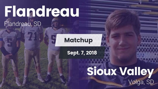 Watch this highlight video of the Flandreau (SD) football team in its game Matchup: Flandreau vs. Sioux Valley  2018 on Sep 7, 2018