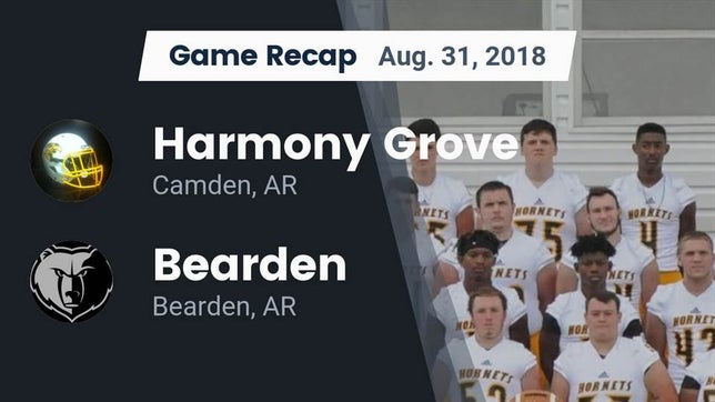 Watch this highlight video of the Harmony Grove (Camden, AR) football team in its game Recap: Harmony Grove  vs. Bearden  2018 on Aug 31, 2018