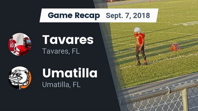 Watch this highlight video of the Tavares (FL) football team in its game Recap: Tavares  vs. Umatilla  2018 on Sep 7, 2018