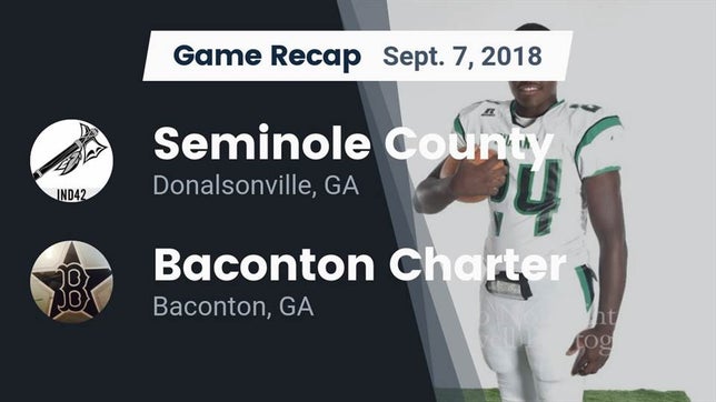 Watch this highlight video of the Seminole County (Donalsonville, GA) football team in its game Recap: Seminole County  vs. Baconton Charter  2018 on Sep 7, 2018