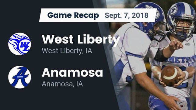 Watch this highlight video of the West Liberty (IA) football team in its game Recap: West Liberty  vs. Anamosa  2018 on Sep 7, 2018