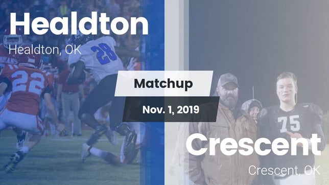 Watch this highlight video of the Healdton (OK) football team in its game Matchup: Healdton vs. Crescent  2019 on Nov 1, 2019